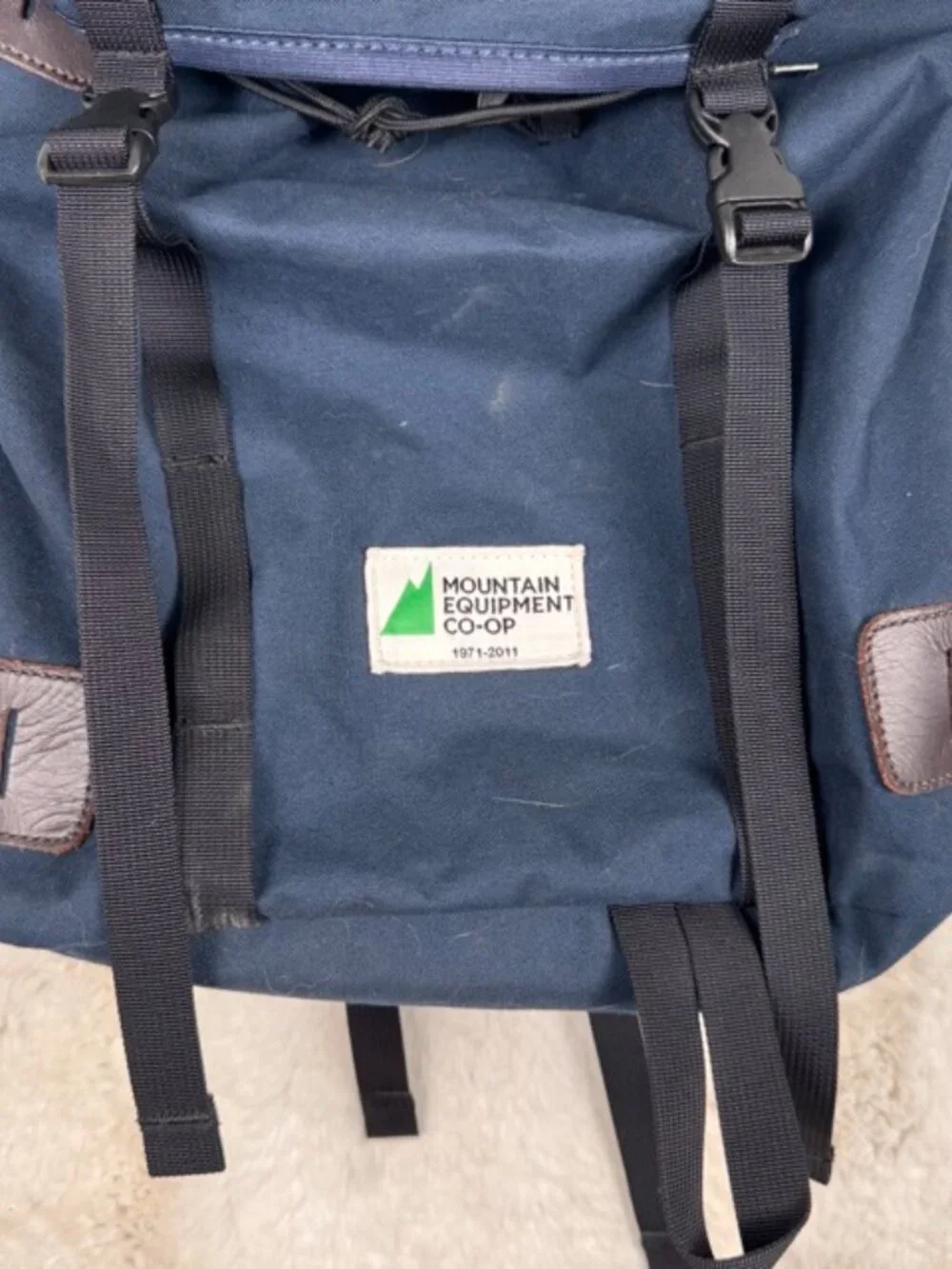 Mountain Equipment Co-op 40th Anniversary Klettersack Backpack Hiking Navy Blue